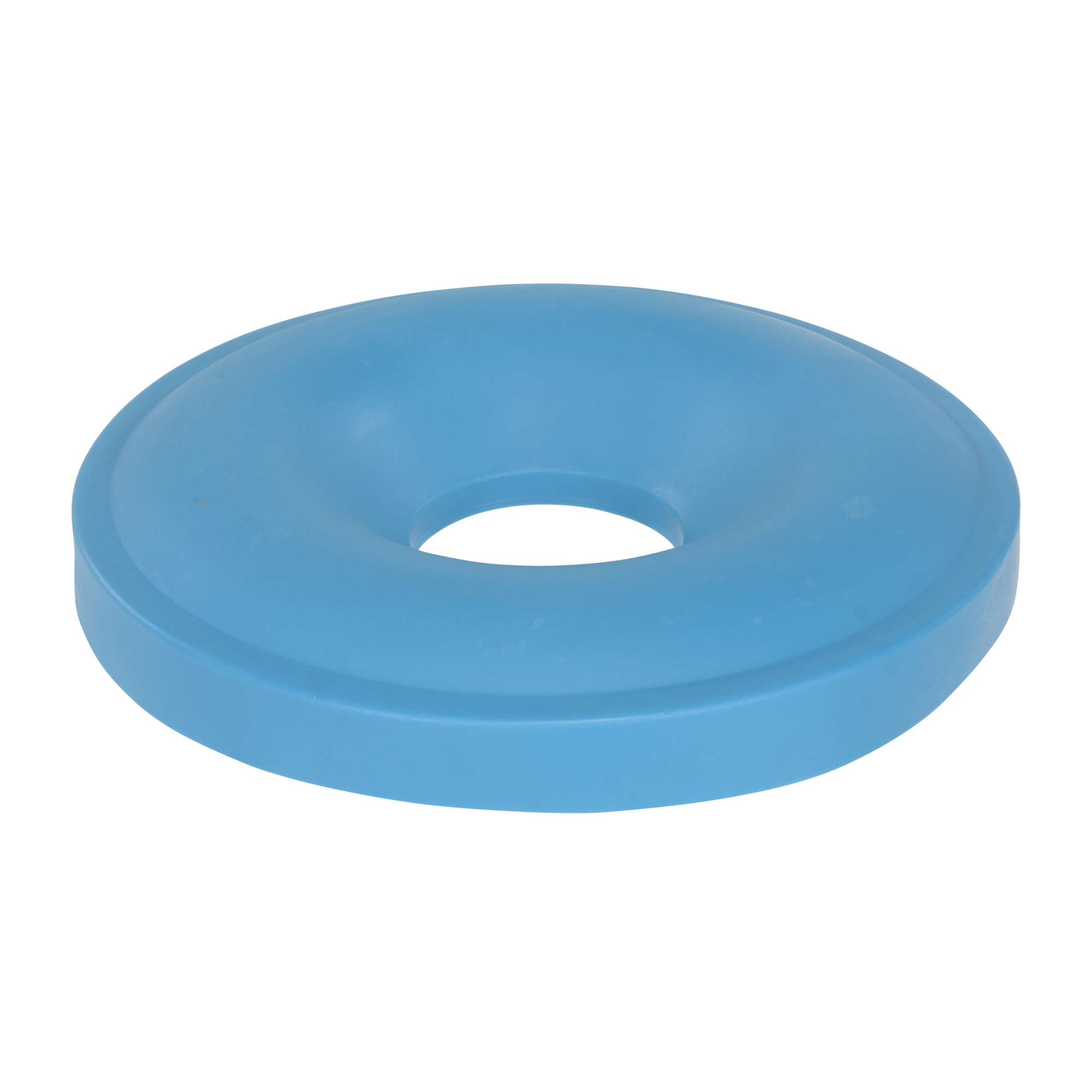 Vestil Polyethylene Recycling Lid - Fits 55-Gallon Drums, Blue, 4.188in. Height, Model# CAN-CAP-P